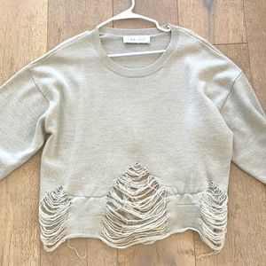 IRO distressed sweatshirt size medium